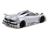 Pagani Imola Matt Silver Metallic with Black Top Global64 Series 1/64 Diecast Model Car Tarmac Works T64G-TL046-SL