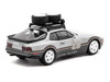 Porsche GRAMS28 Mars Rover 944 #28 Gray and Brown with Roof Rack Collab64 Series 1/64 Diecast Model Car Schuco & Tarmac Works T64S-018-G28