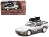 Porsche GRAMS28 Mars Rover 944 #28 Gray and Brown with Roof Rack Collab64 Series 1/64 Diecast Model Car Schuco & Tarmac Works T64S-018-G28