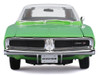 1969 Dodge Charger R/T Green Metallic with White Top and Tail Stripe Special Edition Series 1/18 Diecast Model Car Maisto 31387GRN