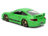 Porsche 911 GT3 997 Green with Black Accents Fast X 2023 Movie Fast & Furious Series 1/32 Diecast Car Model Jada 35693