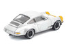 Singer 964 Silver Metallic with Yellow Front 1/64 Diecast Model Car Pop Race PR640201