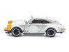 Singer 964 Silver Metallic with Yellow Front 1/64 Diecast Model Car Pop Race PR640201