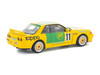Skyline GT-R R32 RHD Right Hand Drive #11 Yellow with Green Graphics Group A 1993 1/64 Diecast Model Car Pop Race PR640291