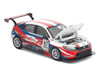 Honda Civic Type R TCR #97 M&K Racing White with Blue and Red Graphics 1/64 Diecast Model Car Pop Race PR640391