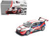 Honda Civic Type R TCR #97 M&K Racing White with Blue and Red Graphics 1/64 Diecast Model Car Pop Race PR640391