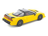 Honda NSX-R RHD Right Hand Drive Custom Yellow with Black Top 1/64 Diecast Model Car Pop Race PR640433