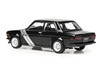 1971 Datsun 510 Black with Silver Stripes 1/64 Diecast Model Car IXO Models U64RDC005-JC