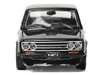 1971 Datsun 510 Black with Silver Stripes 1/64 Diecast Model Car IXO Models U64RDC005-JC