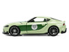 2020 Toyota GR Supra Grogu Livery Light Green with Green Graphics and Hood Star Wars Franchise Hollywood Rides Series 1/32 Diecast Car Model Jada 38012