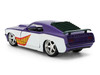 1970 Ford Mustang Boss Joker Livery Purple Metallic and White with Graphics Batman Franchise Hollywood Rides Series 1/32 Diecast Model Car Jada 33112