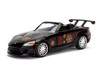 Honda S2000 Black with Graphics and Volkswagen Jetta White with Graphics Set of 2 pieces 25 Years of Fast & Furious Series 1/32 Diecast Model Cars Jada JA38362