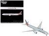 Boeing 777-300ER Commercial Aircraft American Airlines N722AN Silver with Striped Tail Gemini 200 Series 1/200 Diecast Model Airplane GeminiJets G2AAL1415
