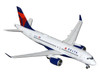 Airbus A220-100 Commercial Aircraft Delta Air Lines N111NG White with Blue and Red Tail Gemini 200 Series 1/200 Diecast Model Airplane GeminiJets G2DAL1420