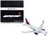 Airbus A220-100 Commercial Aircraft Delta Air Lines N111NG White with Blue and Red Tail Gemini 200 Series 1/200 Diecast Model Airplane GeminiJets G2DAL1420
