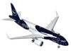 Airbus A320neo Commercial Aircraft Lufthansa 100th Anniversary D-AING White and Dark Blue Gemini 200 Series 1/200 Diecast Model Airplane GeminiJets G2DLH1515