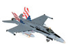 Boeing F/A-18C Hornet Fighter Aircraft VMFA-312 Checkerboards 165214 United States Marine Corps Gemini Aces Series 1/72 Diecast Model Airplane GeminiJets GAUSM10005