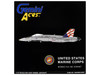 Boeing F/A-18C Hornet Fighter Aircraft VMFA-312 Checkerboards 165214 United States Marine Corps Gemini Aces Series 1/72 Diecast Model Airplane GeminiJets GAUSM10005