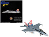 Boeing F/A-18C Hornet Fighter Aircraft VMFA-312 Checkerboards 165214 United States Marine Corps Gemini Aces Series 1/72 Diecast Model Airplane GeminiJets GAUSM10005