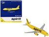 Airbus A320 Commercial Aircraft Spirit Airlines N604NK Yellow 1/400 Diecast Model Airplane GeminiJets GJNKS2442