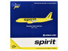 Airbus A320 Commercial Aircraft Spirit Airlines N604NK Yellow 1/400 Diecast Model Airplane GeminiJets GJNKS2442