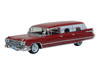 1959 Cadillac Miller-Meteor Futura Limousine Seminole Red 1/100 Scale Diecast Model Car Oxford Diecast 87CM59002