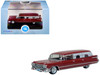 1959 Cadillac Miller-Meteor Futura Limousine Seminole Red 1/100 Scale Diecast Model Car Oxford Diecast 87CM59002