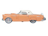 1956 Ford Thunderbird Buckskin Tan with Cream Top 1/87 (HO) Scale Diecast Model Car Oxford Diecast 87TH56009