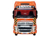 Volvo FH4 Truck RHD Right Hand Drive with Low Boy Trailer Crouch Recovery Orange with Graphics 1/148 (N) Scale Diecast Model Car Oxford Diecast NVOL4013