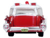 1959 Cadillac Miller Meteor Ambulance Red and White 1/100 Scale Diecast Model Car Oxford Diecast 87CM59001