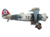 Henschel Hs 123A Aircraft 52 A13 3 StG 165 Immelmann Fuerstenfeldbruck Bavaria Germany 1937 German Luftwaffe Oxford Aviation Series 1/72 Diecast Model Airplane Oxford Diecast AC125