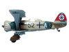 Henschel Hs 123A Aircraft 52 A13 3 StG 165 Immelmann Fuerstenfeldbruck Bavaria Germany 1937 German Luftwaffe Oxford Aviation Series 1/72 Diecast Model Airplane Oxford Diecast AC125