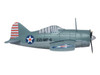 Brewster Buffalo F2A-3 Fighter Aircraft VMF 221 MCAS Ewa Hawaii 1941 United States Marine Corps Oxford Aviation Series 1/72 Diecast Model Airplane Oxford Diecast AC131