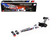 NHRA TFD Top Fuel Dragster #15 Tony Schumacher American Communications Construction White with Graphics 2026 1/24 Diecast Model Car Auto World AWN065