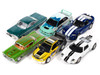Johnny Lightning 2-Packs 2026 Release 1 Set A of 6 pieces 1/64 Die Cast Model Car Johnny Lightning JLPK025A