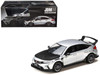 Honda Civic Type R FL5 RHD Right Hand Drive Matt Silver Metallic with Carbon Hood MUGEN Group B 2025 JDM64 Series 1/64 Diecast Model Car Hobby Japan HJDM005B-33