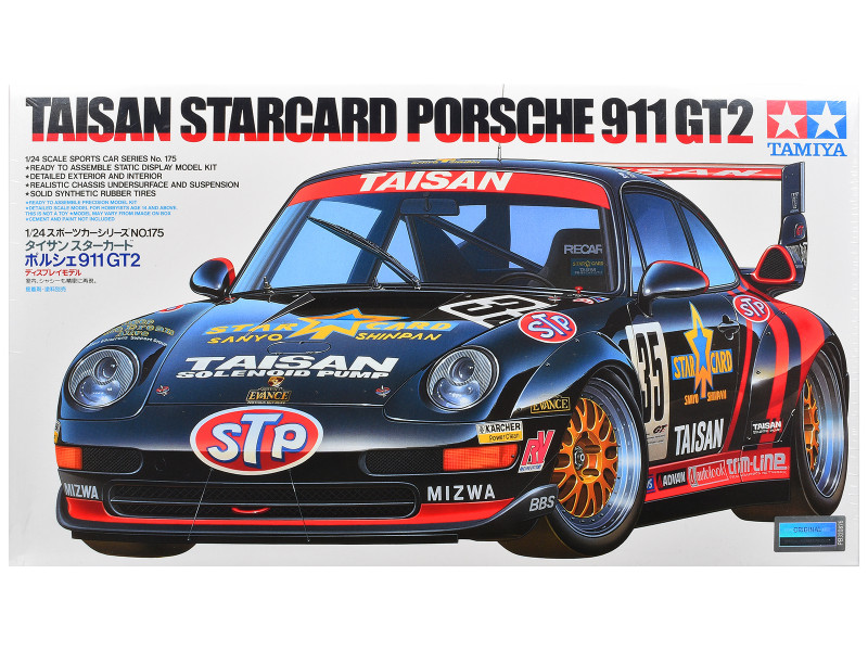 Model Kit Porsche 911 GT2 Taisan Starcard 1/24 Scale Model Tamiya TAM-24175