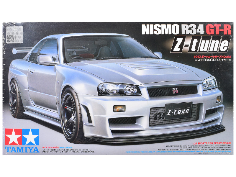 Model Kit Nissan Skyline GT-R R34 Nismo Z-Tune 1/24 Scale Model Tamiya TAM-24282