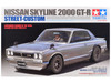 Model Kit Nissan Skyline 2000 GT-R Street-Custom with Figure 1/24 Scale Model Tamiya TAM-24335