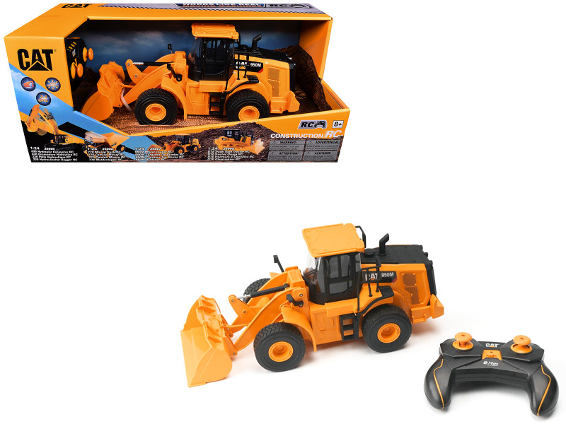 Radio Control CAT Caterpillar 950M Wheel Loader Yellow Construction RC Series 1/24 Model Diecast Masters 25007