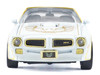 1973 Pontiac Firebird Trans Am White Metallic with Gold Accents Luxe Legends Series 1/24 Diecast Model Car Motormax 79225W