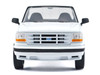 1993 Ford F-150 SVT Lightning Pickup Truck White Maxx Design Series 1/24 Diecast Model Car Motormax 79398W