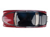 1949 Mercury Coupe Red Metallic with Black Top and Gray Graphics Kult Klassics Series 1/24 Diecast Model Car Motormax 79881