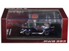 RWB 993 Army Girl Blue Metallic with White Accents and Display Engin 1/64 Diecast Model Car MotorHelix M62205