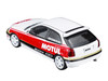 Honda Civic Type R EK9 RHD Right Hand Drive Motul White with Black and Red Stripes 1/64 Diecast Model Car MotorHelix M65018
