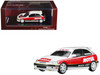 Honda Civic Type R EK9 RHD Right Hand Drive Motul White with Black and Red Stripes 1/64 Diecast Model Car MotorHelix M65018