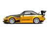 Honda S2000 RHD Right Hand Drive J's Racing New Indy Yellow Pearl with Carbon Hood and Top 1/64 Diecast Model Car MotorHelix M65146