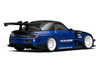 Honda S2000 RHD Right Hand Drive J's Racing Apex Blue Pearl with Carbon Hood and Top 1/64 Diecast Model Car MotorHelix M65152
