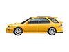 Subaru Impreza WRX STi Wagon Version VI RHD Right Hand Drive Cashmere Yellow 1/64 Diecast Model Car MotorHelix M67104
