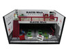 RWB Garage Diorama White with Accessories 1/64 Model MotorHelix M90220
